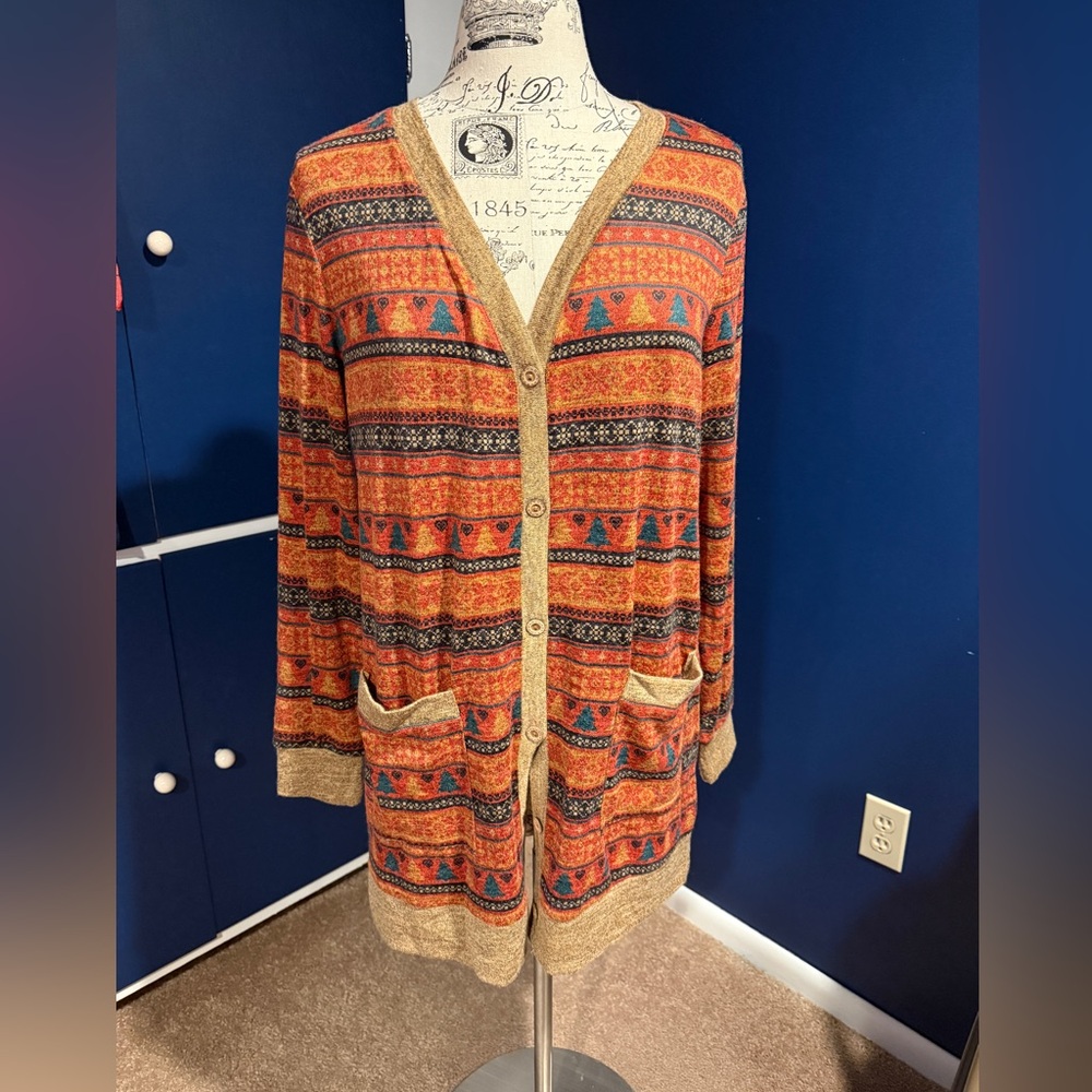 Christmas tunic style XL cardigan